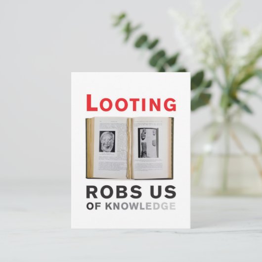 Leidinggevend ons briefkaart van de Kennis (Staand voorkant)