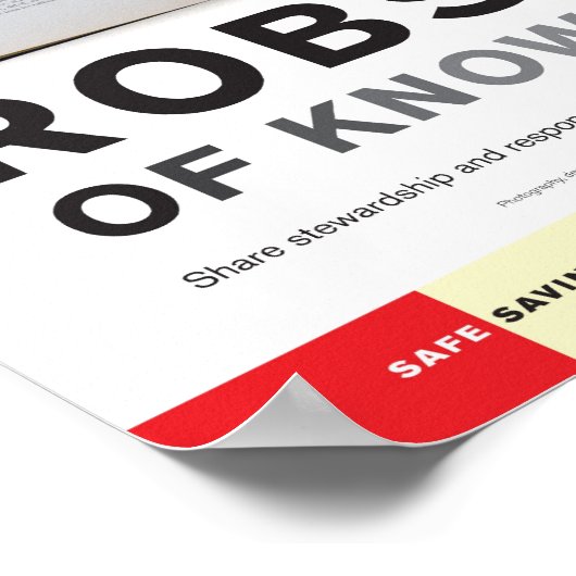 Leidinggevend ons poster kennis (Hoek)