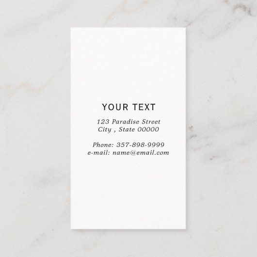 Leidinginstructeur Visitekaartje (Achterkant)