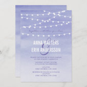 Leidinglampjes Waterverf Lavender Kaart (Voorkant / Achterkant)