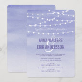 Leidinglampjes Waterverf Lavender Kaart (Voorkant / Achterkant)