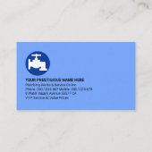 Leidingleidingen Signage lekkend water Visitekaartje (Achterkant)