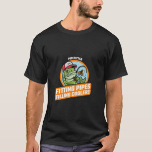 LEIDINGMONTAGEUR MONTEREN LEIDINGEN KOELERS VULLEN T-SHIRT