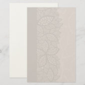 Leidingpatroonrand en achtergrond briefpapier (Voorkant / Achterkant)