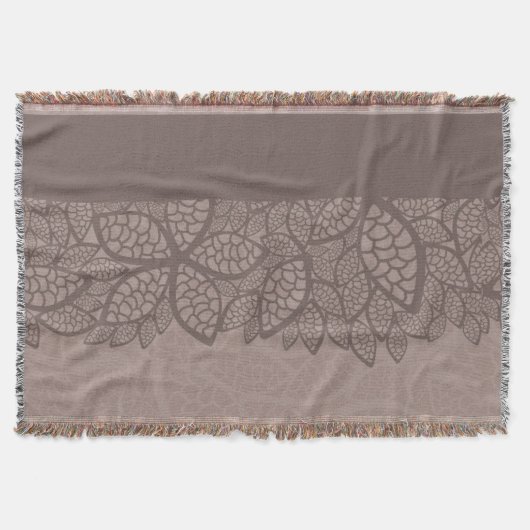 Leidingpatroonrand en achtergrond deken (Voorkant)