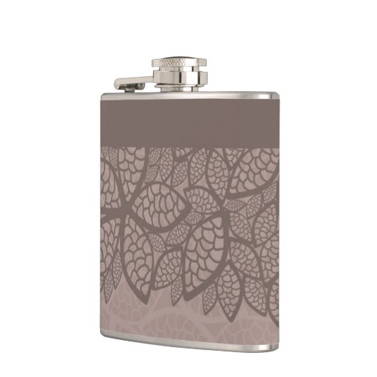 Leidingpatroonrand en achtergrond heupfles (Links)