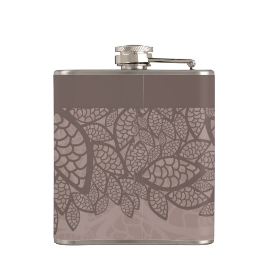 Leidingpatroonrand en achtergrond heupfles (Achterkant)