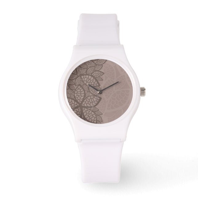 Leidingpatroonrand en achtergrond horloge (Voorkant)
