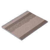 Leidingpatroonrand en achtergrond notitieboek (Linkerzijde)