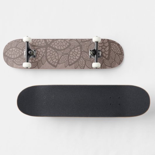 Leidingpatroonrand en achtergrond persoonlijk skateboard (Horizontaal)