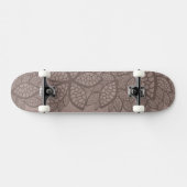 Leidingpatroonrand en achtergrond persoonlijk skateboard (Horizontaal)