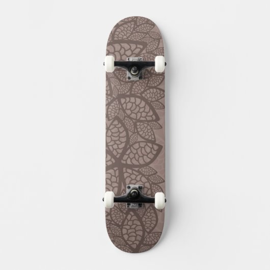 Leidingpatroonrand en achtergrond persoonlijk skateboard (Voorkant)