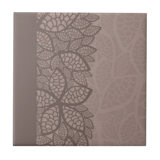 Leidingpatroonrand en achtergrond tegeltje (Voorkant)