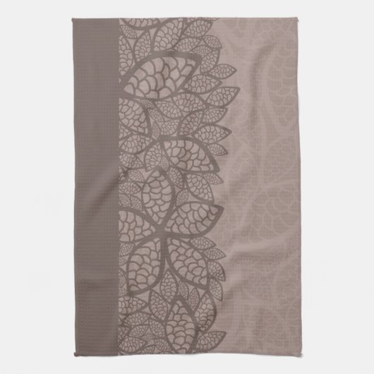 Leidingpatroonrand en achtergrond theedoek (Verticaal)