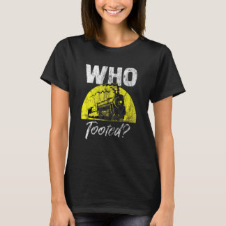 Leidingvoerder met getande trein t-shirt