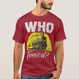 Leidingvoerder met getande trein t-shirt
