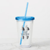 Leidingwater Acryl Drinkbeker (Achterkant)