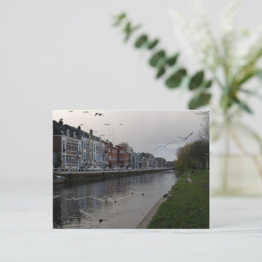 Leidse Rijn canal, Utrecht Briefkaart (Staand voorkant)