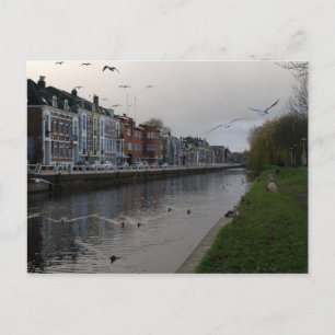 Leidse Rijn canal, Utrecht Briefkaart