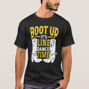 Leidt omhoog het Lijn Dance Times Dancer dansen T-shirt