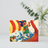 Leif Ericson Briefkaart (Staand voorkant)