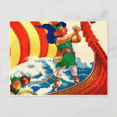 Leif Ericson Briefkaart (Voorkant)