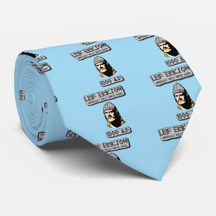 Leif Erikson Amerika's eerste witte vent Stropdas