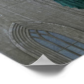 Leif Erikson, Hallgrimskirkja, Reykjavik, IJsland Poster (Hoek)