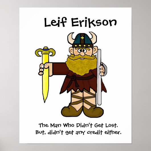 Leif Erikson Poster (Voorkant)
