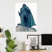 Leif Erikson Reykjavík standbeeld Poster (Thuiskantoor)