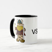 Leif Erikson vs. Christopher Columbus Mok (Voorkant links)