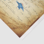 L'Eiffel et les Rozen Eiffeltoren Crown Decoupage Tissuepapier (Detail)