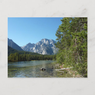 Leigh Lake in het nationaal park Grand Teton Briefkaart