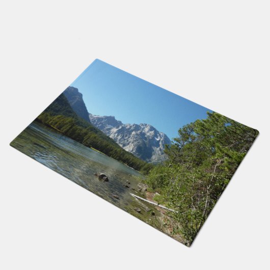 Leigh Lake in het nationaal park Grand Teton Deurmat (Schuin)