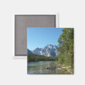 Leigh Lake in het nationaal park Grand Teton Magneet (Voorkant / Achterkant)