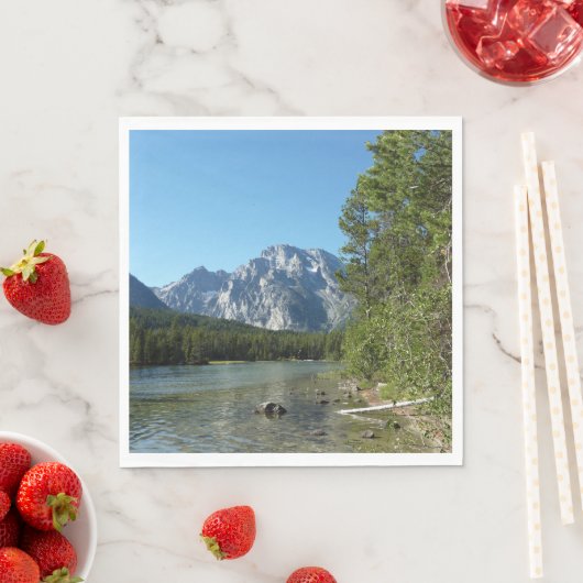 Leigh Lake in het nationaal park Grand Teton Servet (Insitu)