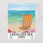 Leigh-on-Zee Essex poster Briefkaart (Voorkant)