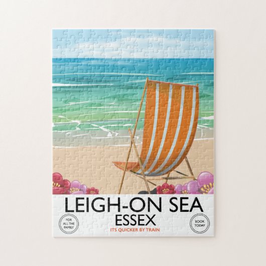 Leigh-on-Zee Essex poster Legpuzzel (Verticaal)