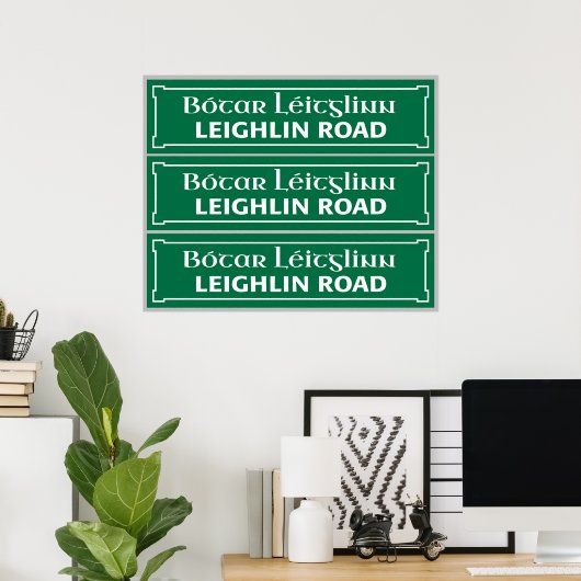 Leighlin Road Poster (Thuiskantoor)