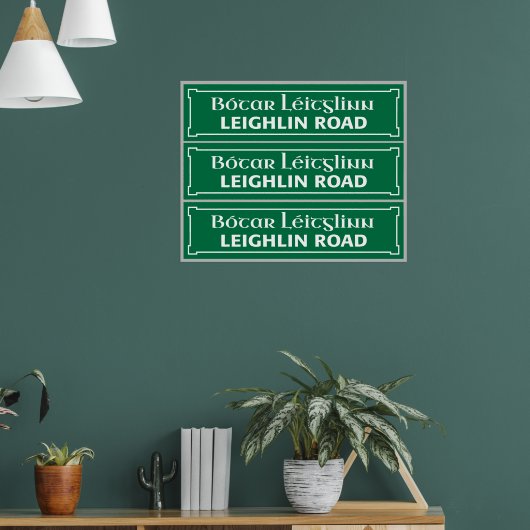Leighlin Road Poster (Woonkamer 1)