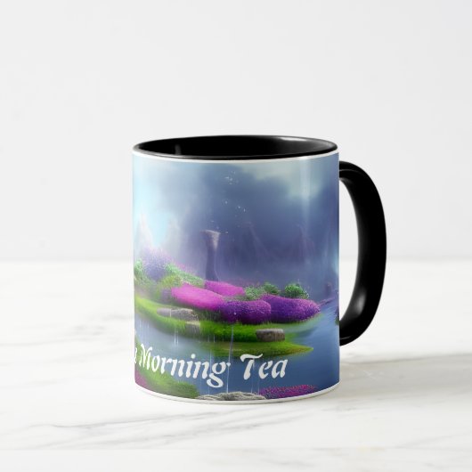 Leigh's Morning Tea Gepersonaliseerd  Mok (Voorkant rechts)