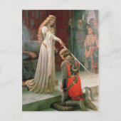 Leighton Accolade Ridderkunst Pre Raphaelite Briefkaart (Voorkant)