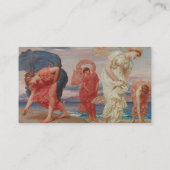 Leighton Greek Girls Piebels bij het Zee Visitekaartje (Achterkant)