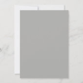 Leigouden Blad Bruiloft Kaart (Achterkant)