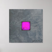 Leigrijze lavendel fuchsia moderne kunst