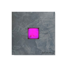 Leigrijze lavendel fuchsia moderne kunst