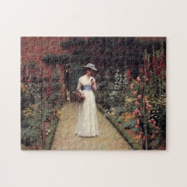 Leihgton Lady in een tuin Legpuzzel