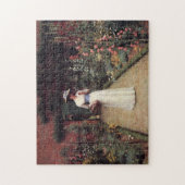 Leihgton Lady in een tuin Legpuzzel (Verticaal)