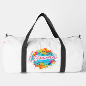 LEIIWAA Gym Bag – "Not Your Basic Sis – I'm the Bl Plunjezak (Voorkant)