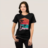 LEIIWAA – Island Girl  Tri-Blend Shirt (Voorkant volledig)